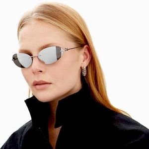 BALENCIAGA - MIRRORED SUNGLASSES